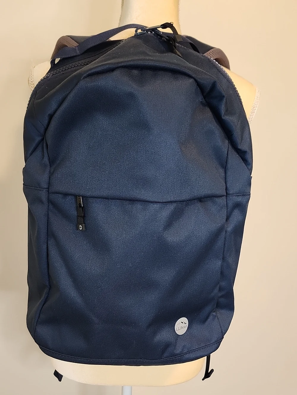 LL Bean Unisex Adult Navy Nylon Commuter Pack NEW